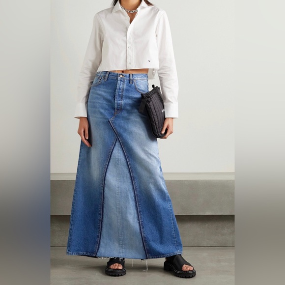 Denim maxi skirt by Maison Margiela - Picture 3 of 13